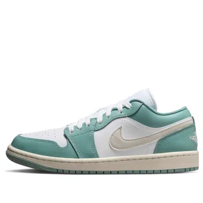 Air Jordan (wmns)  1 Low 'white Cannon' In Green