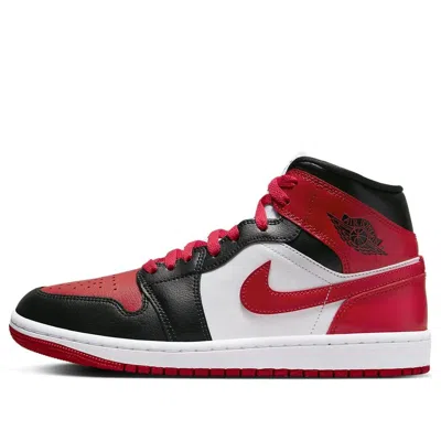 Air Jordan (wmns)  1 Mid 'alternate Bred Toe' In Pattern