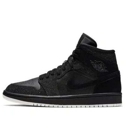 Air Jordan (wmns)  1 Mid 'black Glitter'
