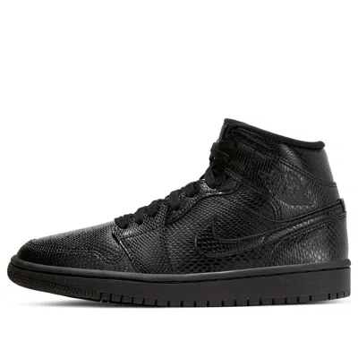 Air Jordan (wmns)  1 Mid 'black Snakeskin'