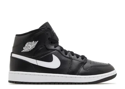 Air Jordan Wmns  1 Mid 'black White'