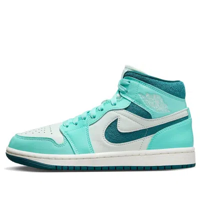 Air Jordan (wmns)  1 Mid 'bleached Turquoise' In Multi