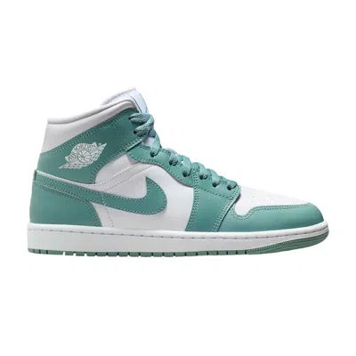 Pre-owned Air Jordan Wmns  1 Mid 'cannon' | Teal | Women's Size 7 In Blue
