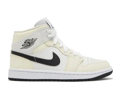 Air Jordan Wmns  1 Mid 'coconut Milk' In White