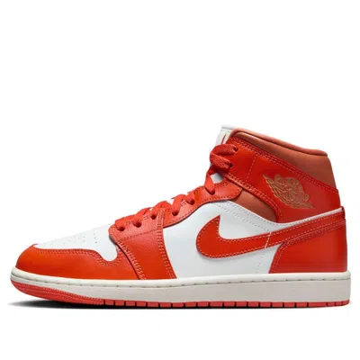 Air Jordan (wmns)  1 Mid 'cosmic Clay' In Orange