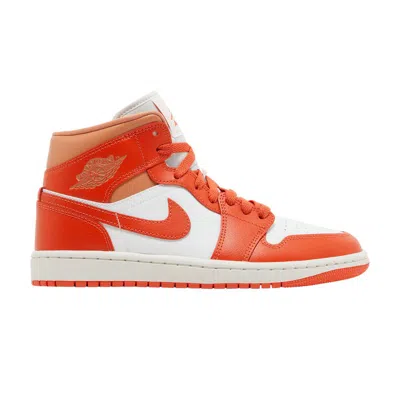Pre-owned Air Jordan Wmns  1 Mid 'cosmic Clay' In Orange