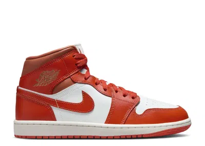 Air Jordan Wmns  1 Mid 'cosmic Clay' In Orange