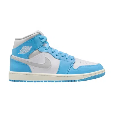 Pre-owned Air Jordan Wmns  1 Mid 'dark Powder Blue'