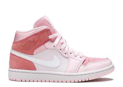 Air Jordan Wmns  1 Mid 'digital Pink'