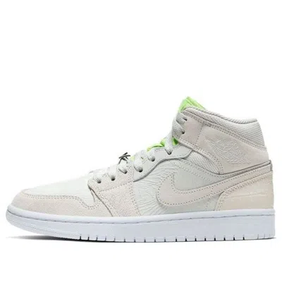 Air Jordan (wmns)  1 Mid 'ghost Green' In Neutral
