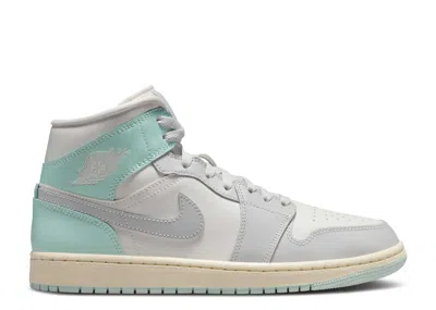 Air Jordan Wmns  1 Mid 'icy Igloo' In Gray