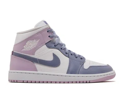 Air Jordan Wmns  1 Mid 'indigo Haze Doll' In Purple