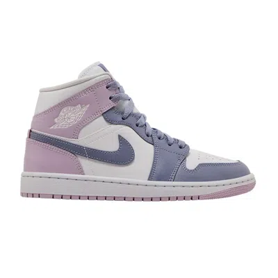 Pre-owned Air Jordan Wmns  1 Mid 'indigo Haze Doll' | Purple | Women's Size 6.5