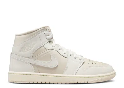 Air Jordan Wmns  1 Mid 'legend Light Brown' In White