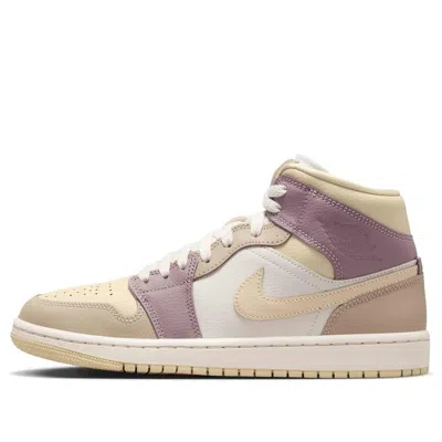 Air Jordan (wmns)  1 Mid 'light Orewood Brown Taupe Grey' In Multi