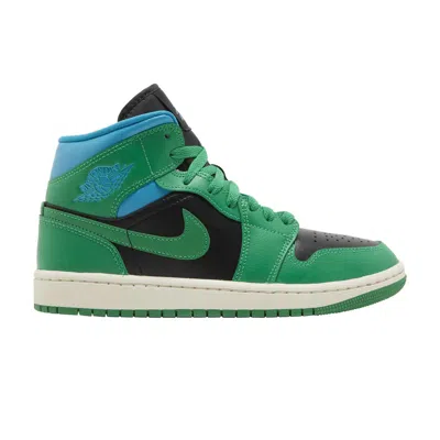 Pre-owned Air Jordan Wmns  1 Mid 'lucky Green Aquatone'