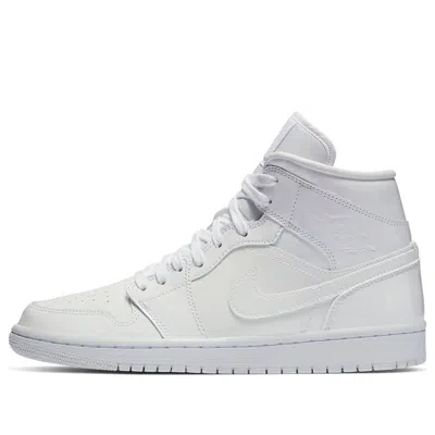 Air Jordan (wmns)  1 Mid Patent 'triple White'