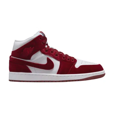 Pre-owned Air Jordan Wmns  1 Mid 'red Velvet'