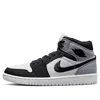 Air Jordan (wmns)  1 Mid Se 'canvas Steel Grey' In Black