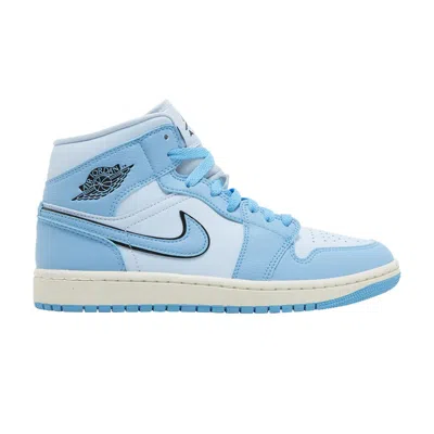Pre-owned Air Jordan Wmns  1 Mid Se 'ice Blue'