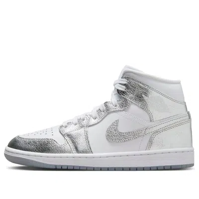Air Jordan (wmns)  1 Mid Se 'metallic Silver'
