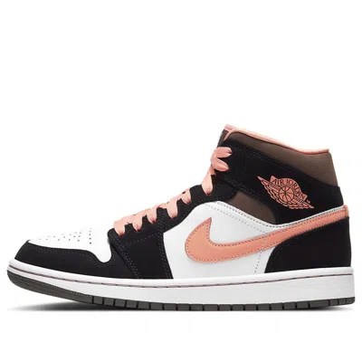 Air Jordan (wmns)  1 Mid Se 'peach Mocha' In Brown