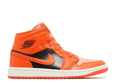 Air Jordan Wmns  1 Mid Se 'rush Orange'