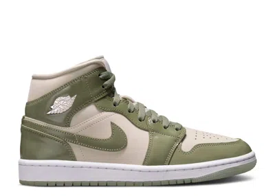Air Jordan Wmns  1 Mid Se 'sea Glass' In Green