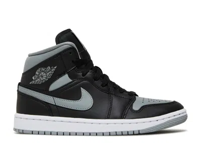 Air Jordan Wmns  1 Mid 'shadow' In Gray