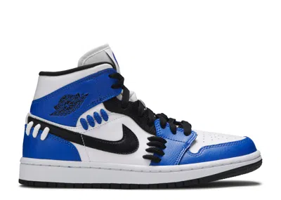 Air Jordan Wmns  1 Mid 'sisterhood' In Blue