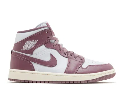 Air Jordan Wmns  1 Mid 'sky J Mauve' In Purple