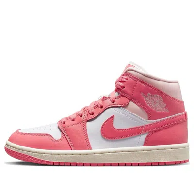 Air Jordan (wmns)  1 Mid 'strawberries And Cream'