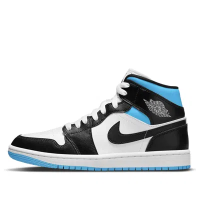 Air Jordan (wmns)  1 Mid 'university Blue Black White'