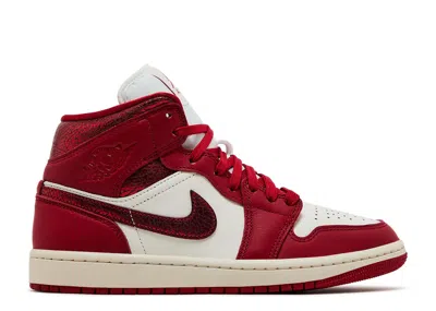 Air Jordan Wmns  1 Mid 'valentine's Day 2025' In Red
