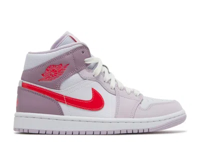 Air Jordan Wmns  1 Mid 'valentine's Day' In Purple