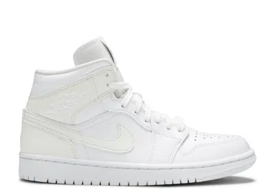 Air Jordan Wmns  1 Mid 'white Ivory'