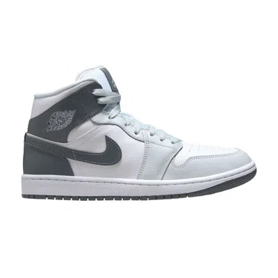 Pre-owned Air Jordan Wmns  1 Mid 'white Smoke Grey' | Women's Size 8