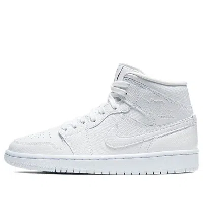 Air Jordan (wmns)  1 Mid 'white Snakeskin'