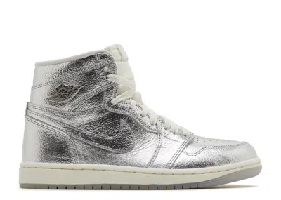 Air Jordan Wmns  1 Retro High Og 'chrome' In Silver