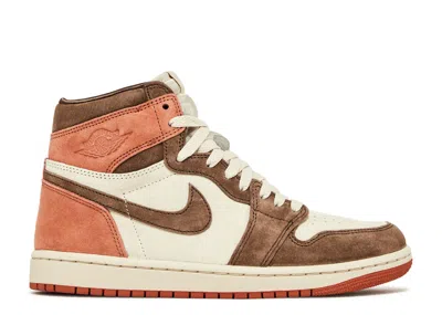 Air Jordan Wmns  1 Retro High Og 'dusted Clay' In Brown