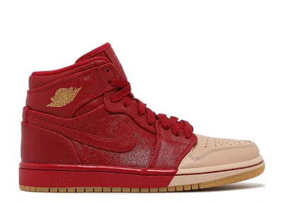 Air Jordan Wmns  1 Retro High Premium 'dipped Toe - Red'