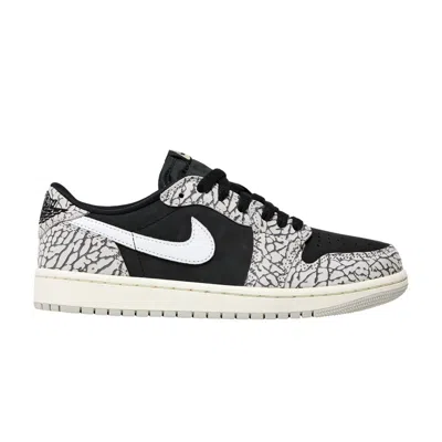 Pre-owned Air Jordan Wmns  1 Retro Low Og 'black Cement'