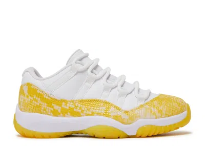 Air Jordan Wmns  11 Low 'yellow Snakeskin'