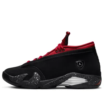 Air Jordan (wmns)  14 Retro Low 'red Lipstick' In Black