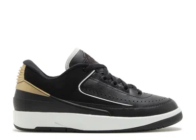 Air Jordan Wmns  2 Retro Low 'black Metallic Gold'