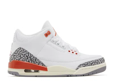 Air Jordan Wmns  3 Retro 'georgia Peach' In White