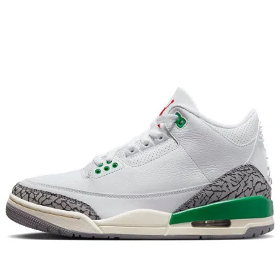 Air Jordan (wmns)  3 Retro 'lucky Green' In White