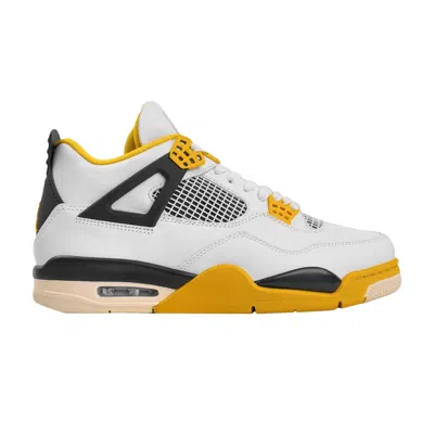 Pre-owned Air Jordan Wmns  4 Retro 'vivid Sulfur' In White