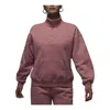 Air Jordan (wmns)  Brand Fleece Quarter Zip 'stardust Red' In Brown