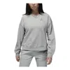 Air Jordan (wmns)  Brooklyn Fleece Crewneck Sweatshirt 'grey' In Gray